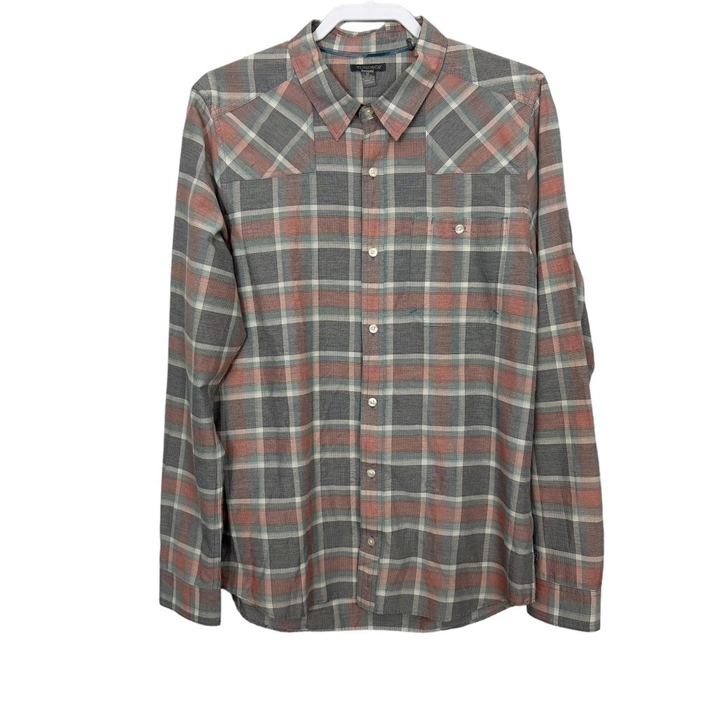 Toad & Co Plaid Organic Cotton Long Sleeve Wonderer Shirt